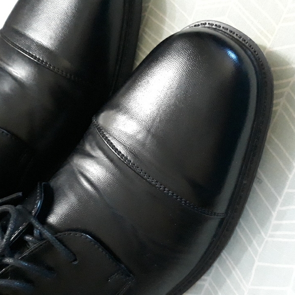 Croft and Barrow  Black Ortholite Oxfords